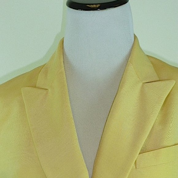 PHILIP LIM 3.1 blazer classic yellow double breasted S - Picture 2 of 10